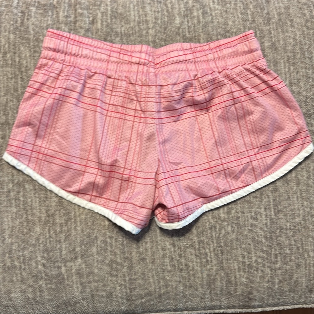 Nike Women’s Pink Shorts Plaid Reversible Medium 8-10 Running - Picture 4 of 6